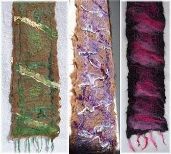 Felted Scarves Felted Scarves